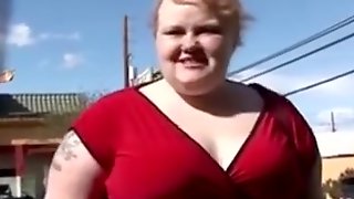 Bbw Blonde Picked Up For Porn