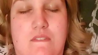 BBW Beth Plays With Her Pussy And Licks Her Fingers Clean