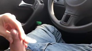 Car Male Solo Masturbation