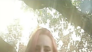 Argentina girl masturbate her amazing pussy in outside 