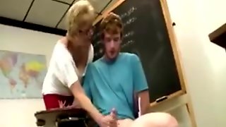 Mature Teacher Facial