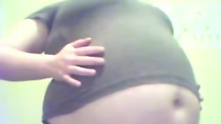 Belly inflated
