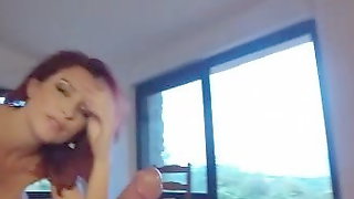 French RedHair fuck his casual lover in front of her husband