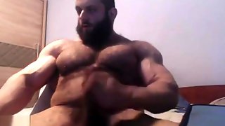 Hairy Muscle Gay Solo