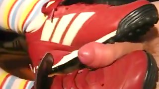 Mix adidas Shoejob and cum