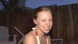 Innocent Coed Shows Us Everything After The Club Lets Out