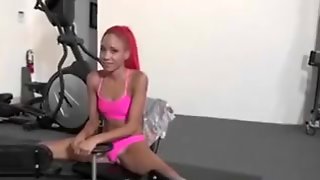 Black Girlfriend Into Fitness Sucks Dick