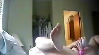 Great quality hidden cam. My mom masturbating