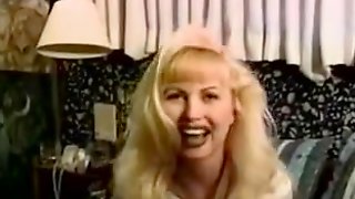 Vintage Cumswallowing Session For Busty Bimbo