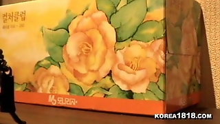 Korean Room Salon KTV Lady gives a lame blowjob