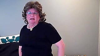 Mature Crossdresser, Cd Cumshot