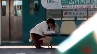 Japanese Public Masturbation