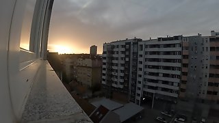 Ultra-wide 4K Cloudy Sunset Timelapse (log file)