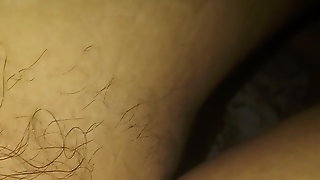 Big Ass wife fucked by small cock husband close view 