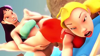 Futa nani fucks the lifeguard