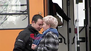 Granny Kissing, Hungarian Granny, Granny Valentin