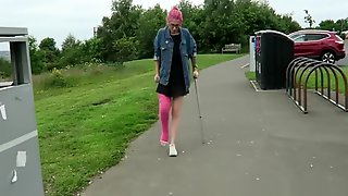 Hot Girl Pink LLC Crutches UK