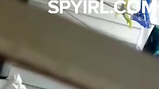 Sexy MILF Washing her pussy - Hidden Cam Clip