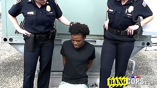 DIRTY ebony thug SLAMMING the cops