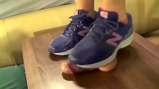 New Balance sneakers gonna crush your cock