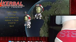 Dumb Slutty Femboy Space Nerd Plays Kerbal Space Program