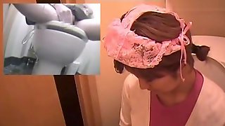Japanese Toilet Masturbation, Spy Masturbation