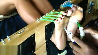 Ebony Tickling, Tied Tickling