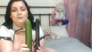 Huge Dildo, First Time