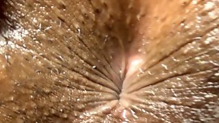 Sphincter Ass Hole Close Up Black Babe Sheisnovember Deep Inside Butt Crack