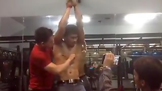 Asian muscle boy nipples tortured