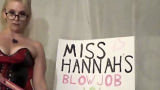 HANNAH TEACHES HOW TO GIVE BLOW JOB SEX EDUCATION BLONDE MILF BBW PAWG MOM