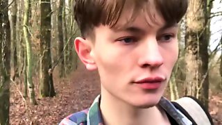 Amazing TEEN BOY CAMPING into the FOREST FOR Jerking OFF & CUM AS VULCANO