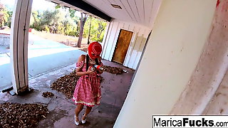 Marica Hase the house jacker gets some BBC from Chris Cock!