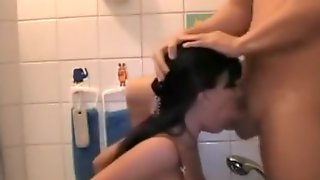 So Pretty Brunette Wife Is Completely Dominated By Husband Cock And Accept This