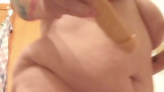 Dildo Anal and Pussy Toy Play Mature MILF Mom BBW Big Tits Ass