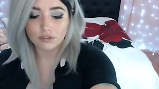 Best big boobs mommy try to fuck her self using new masturbation device