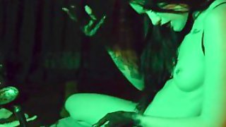 Malevolent teaser (witchy goth slut wants to fuck demon cock)