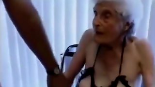 Ugly old granny gets fucked