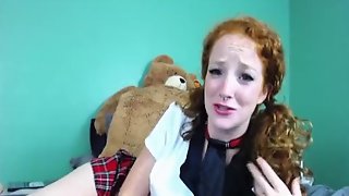 Pigtailed redhead is your high school bully