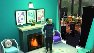 Sims Gay Cartoon