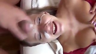 Innocent German 18 year old schoolgirl with very tight ass tries anal for the first time! It was painful and pleasant, hot facial