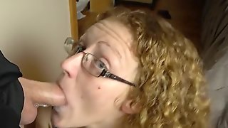 Redhead MILF Ivy Learning To Deep Throat Hubbys Cock