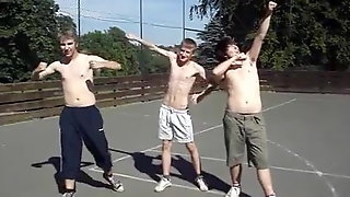 Lads In Car Park