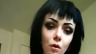 Goth Tattooed Smoke, Goth Blowjob, Smoking Anal Masturbation, Teen Smoking, Goth Solo