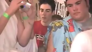 Party gives titjob hot touching son's friend