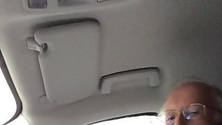 Sissy wanking in public car park 