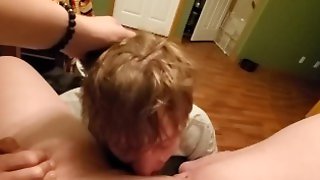 STOLEN BF eats out girl in kitchen