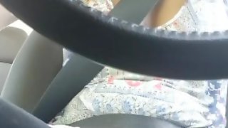 Orgasm While Driving, Car Solo Orgasm