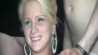 Gang bang fisting insatiable blond milf