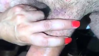 Sexy Trans  Latina swallows cock